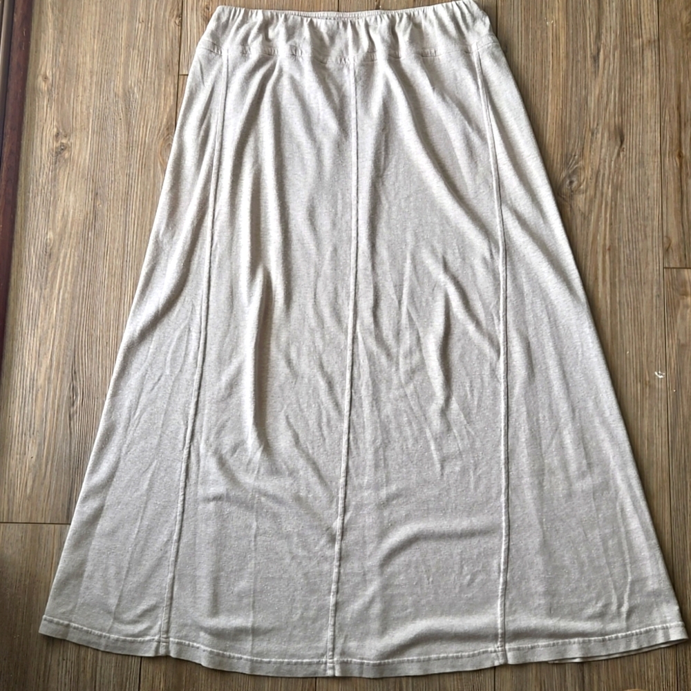 Orvis Hemp and Cotton Blend Long Line Skirt